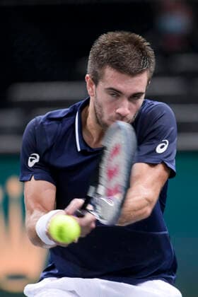 Borna Coric (Cro) TENNIS : Rolex Paris Masters - 02 11 2020 JBAutissier Panoramic 
