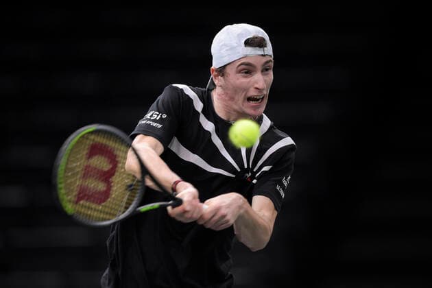 Ugo Humbert (Fra) TENNIS : Rolex Paris Masters - 02 11 2020 JBAutissier Panoramic 