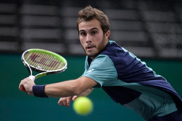 Hugo Gaston (Fra) TENNIS : Rolex Paris Masters - 02 11 2020 JBAutissier Panoramic 