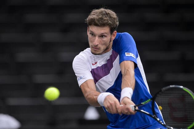 Pablo Carreno Busta (Esp) TENNIS : Rolex Paris Masters - 02 11 2020 JBAutissier Panoramic 