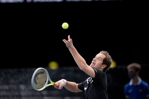 Richard Gasquet (Fra) TENNIS : Rolex Paris Masters - 03 11 2020 JBAutissier Panoramic 