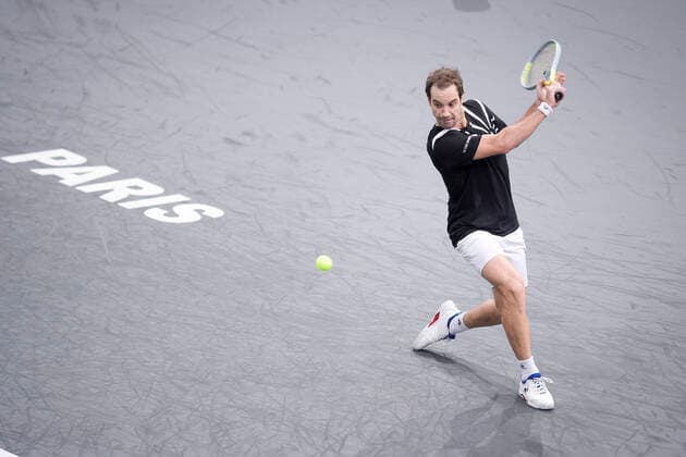 Richard Gasquet (Fra) TENNIS : Rolex Paris Masters - 03 11 2020 JBAutissier Panoramic 