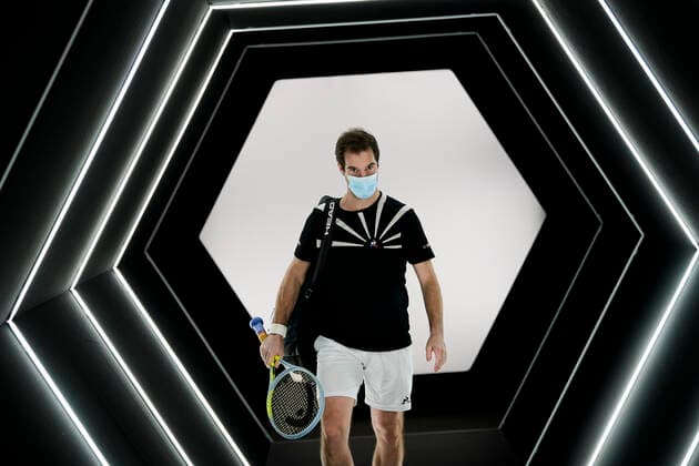 Richard Gasquet (Fra) TENNIS : Rolex Paris Masters - 03 11 2020 JBAutissier Panoramic 