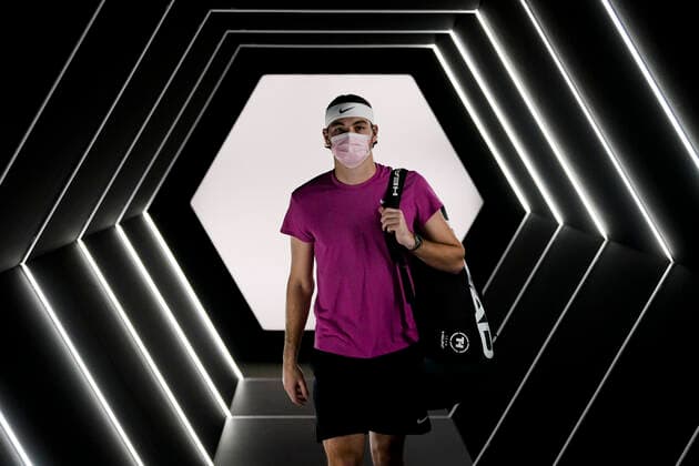 Taylor Fritz (usa) TENNIS : Rolex Paris Masters - 03 11 2020 JBAutissier Panoramic 