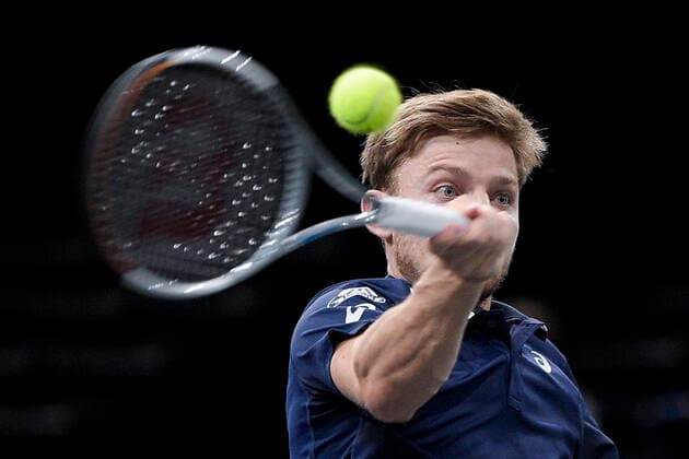 David Goffin (Bel) TENNIS : Rolex Paris Masters - 03 11 2020 JBAutissier Panoramic 