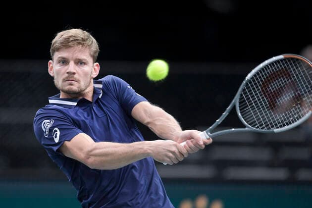 David Goffin (Bel) TENNIS : Rolex Paris Masters - 03 11 2020 JBAutissier Panoramic 