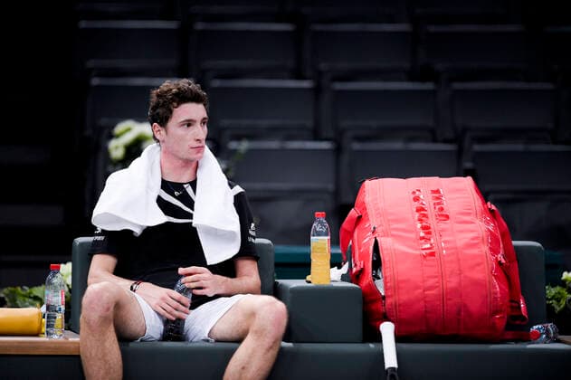 Ugo Humbert (Fra) TENNIS : Rolex Paris Masters - 03 11 2020 JBAutissier Panoramic 