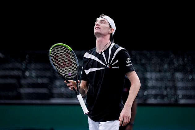 Ugo Humbert (Fra) TENNIS : Rolex Paris Masters - 03 11 2020 JBAutissier Panoramic 