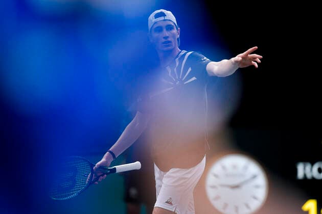 Ugo Humbert (Fra) TENNIS : Rolex Paris Masters - 03 11 2020 JBAutissier Panoramic 