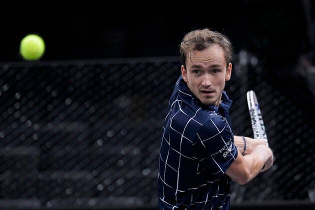 Daniil Medvedev (Rus) TENNIS : Rolex Paris Masters - 04 11 2020 JBAutissier Panoramic 