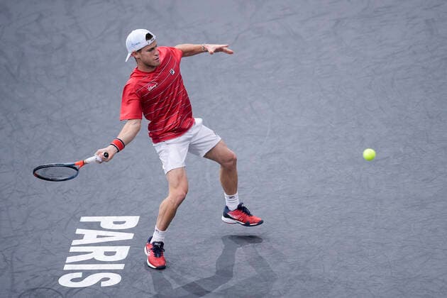 Diego Schwartzman (Arg) TENNIS : Rolex Paris Masters - 04 11 2020 JBAutissier Panoramic 