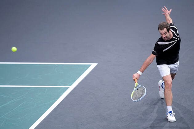 Richard Gasquet (Fra) TENNIS : Rolex Paris Masters - 04 11 2020 JBAutissier Panoramic 