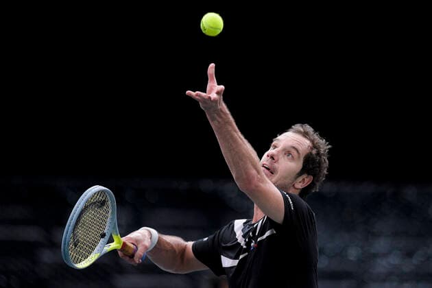 Richard Gasquet (Fra) TENNIS : Rolex Paris Masters - 04 11 2020 JBAutissier Panoramic 