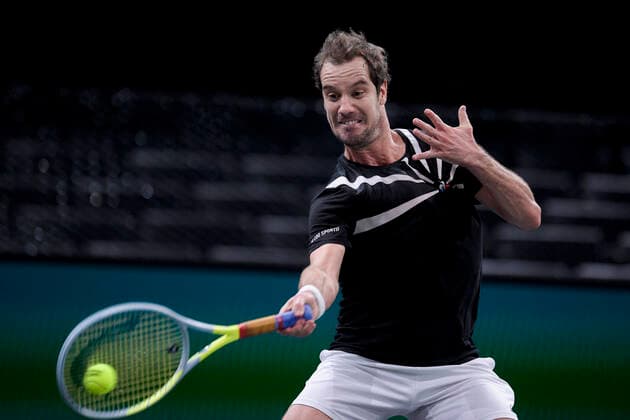 Richard Gasquet (Fra) TENNIS : Rolex Paris Masters - 04 11 2020 JBAutissier Panoramic 