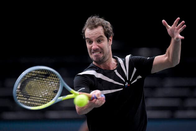 Richard Gasquet (Fra) TENNIS : Rolex Paris Masters - 04 11 2020 JBAutissier Panoramic 