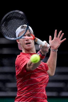 Diego Schwartzman (Arg) TENNIS : Rolex Paris Masters - 04 11 2020 JBAutissier Panoramic 