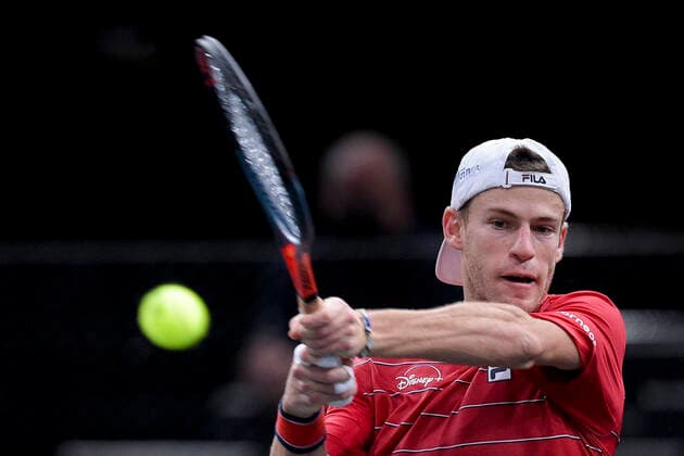 Diego Schwartzman (Arg) TENNIS : Rolex Paris Masters - 04 11 2020 JBAutissier Panoramic 