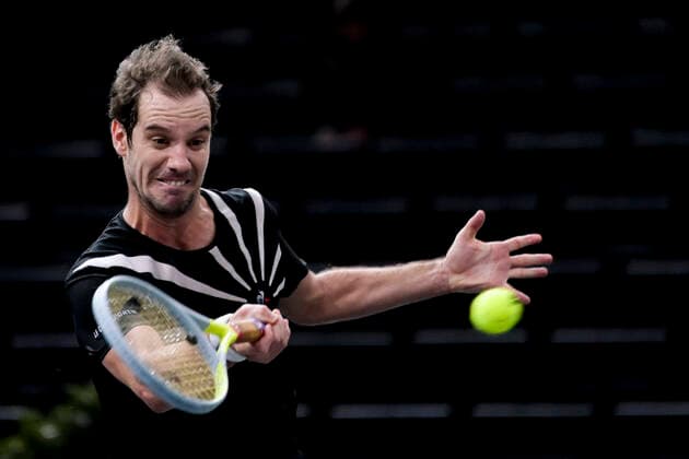 Richard Gasquet (Fra) TENNIS : Rolex Paris Masters - 04 11 2020 JBAutissier Panoramic 