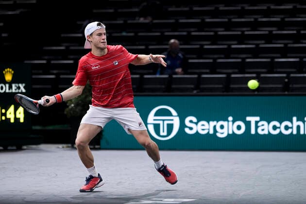 Diego Schwartzman (Arg) TENNIS : Rolex Paris Masters - 04 11 2020 JBAutissier Panoramic 