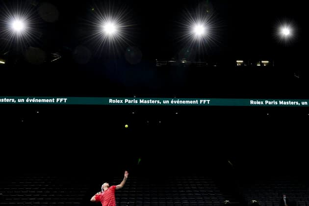 Diego Schwartzman (Arg) TENNIS : Rolex Paris Masters - 04 11 2020 JBAutissier Panoramic 