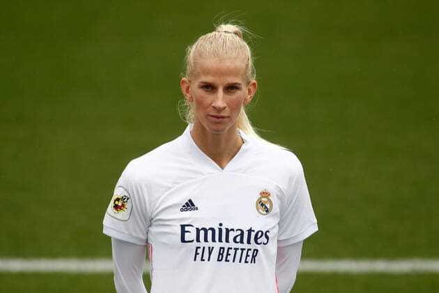 November 4, 2020, Valdebebas, MADRID, SPAIN: Sofia Jakobsson of Real Madrid poses for photo during the spanish women league, Primera Iberdrola, football match played between Real Madrid and RC Deportivo de la Coruna Abanca at Ciudad Deportiva Real Madrid on November 04, 2020, in Valdebebas, Madrid, Spain. Valdebebas SPAIN - ZUMAa181 20201104_zaa_a181_013 Copyright: xOscarxJ.xBarrosox