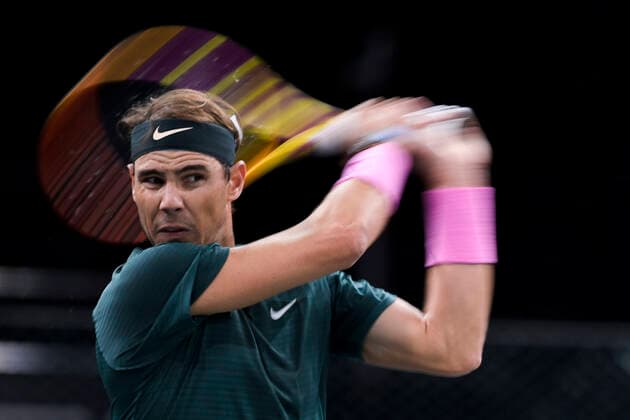 Rafael Nadal (Esp) TENNIS : Rolex Paris Masters - 04 11 2020 JBAutissier Panoramic 