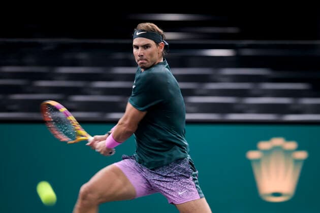 Rafael Nadal (Esp) TENNIS : Rolex Paris Masters - 04 11 2020 JBAutissier Panoramic 
