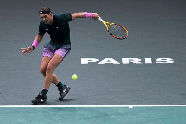 Rafael Nadal (Esp) TENNIS : Rolex Paris Masters - 04 11 2020 JBAutissier Panoramic 