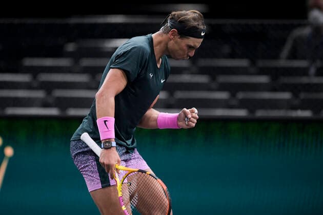 Rafael Nadal (Esp) TENNIS : Rolex Paris Masters - 04 11 2020 JBAutissier Panoramic 