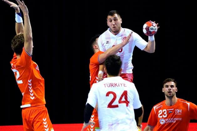 Cemal Kutahya of Turkey during European Qualification Netherlands-Turkey on November 4, 2020 in Almere, Netherlands Noxthirdxpartyxsales  (147689499)