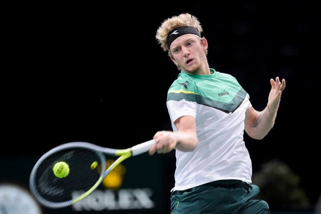 Alejandro Davidovich Fokina (esp) TENNIS : Rolex Paris Masters - 05 11 2020 JBAutissier Panoramic 