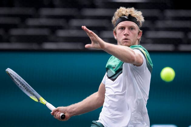 Alejandro Davidovich Fokina (esp) TENNIS : Rolex Paris Masters - 05 11 2020 JBAutissier Panoramic 