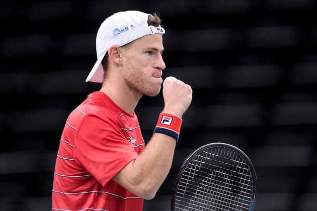 Diego Schwartzman (arg) TENNIS : Rolex Paris Masters - 05 11 2020 JBAutissier Panoramic 