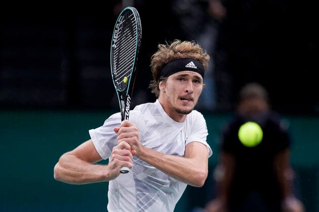 Sport Bilder des Tages Alexander Zverev (Ger) TENNIS : Rolex Paris Masters - 05 11 2020 JBAutissier Panoramic 