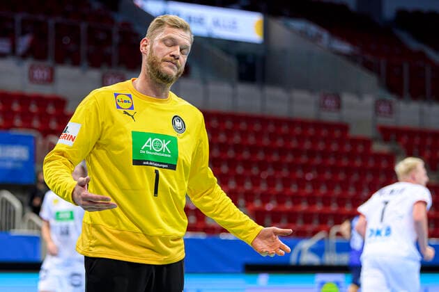Düsseldorf, Germany 05 November 2020 Men EHF EM 2022 Qualification, Group 2, Germany vs. Bosnia Herzegovina Johannes Bitter Germany TVB Stuttgart Düsseldorf ISS Dome Nordrhein Westfalen Germany
