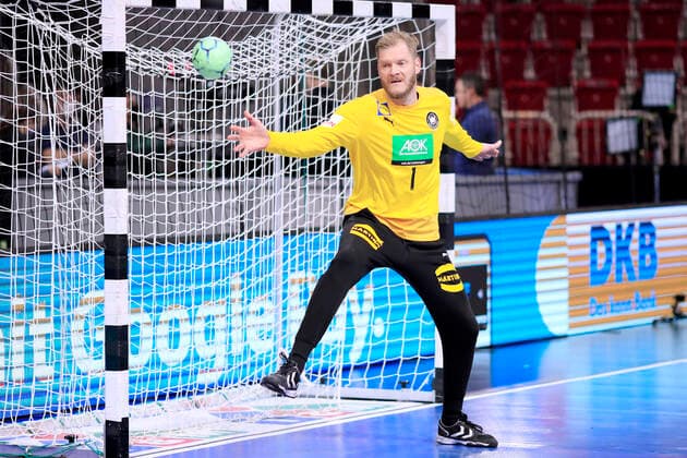 BITTER Johannes Goalkeeper Team Germany EHF Handball European Championship Qualification Game Germany Bosnia Herzegovina on 05 November 2020 in Düsseldorf
