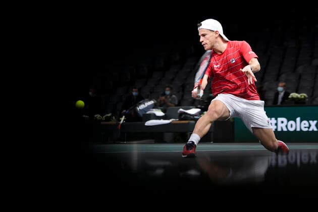 Sport Bilder des Tages Diego Schwartzman (Arg) TENNIS : Rolex Paris Masters - 06 11 2020 JBAutissier Panoramic 
