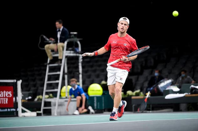 Diego Schwartzman (Arg) TENNIS : Rolex Paris Masters - 06 11 2020 JBAutissier Panoramic 