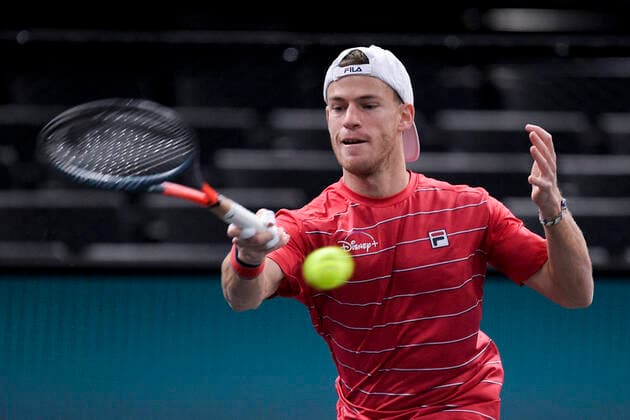 Diego Schwartzman (Arg) TENNIS : Rolex Paris Masters - 06 11 2020 JBAutissier Panoramic 