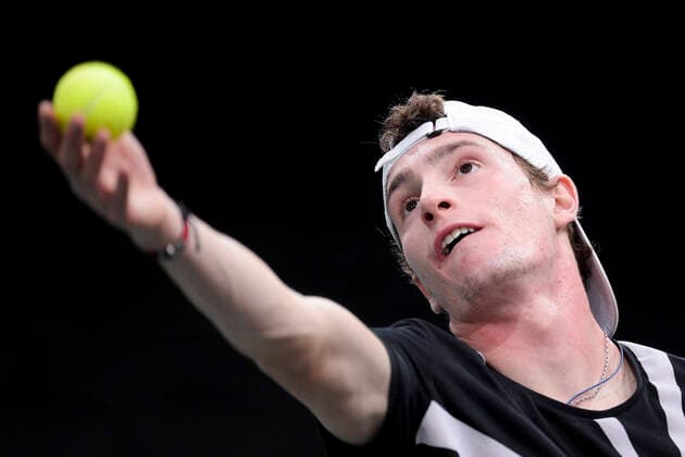 Ugo Humbert (Fra) TENNIS : Rolex Paris Masters - 06 11 2020 JBAutissier Panoramic 