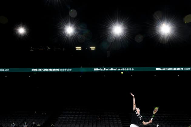 Sport Bilder des Tages Ugo Humbert (Fra) TENNIS : Rolex Paris Masters - 06 11 2020 JBAutissier Panoramic 