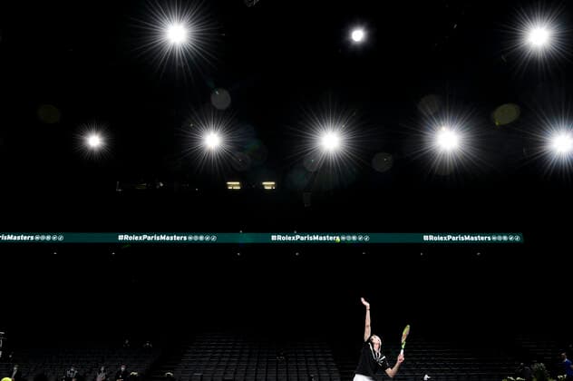 Ugo Humbert (Fra) TENNIS : Rolex Paris Masters - 06 11 2020 JBAutissier Panoramic 