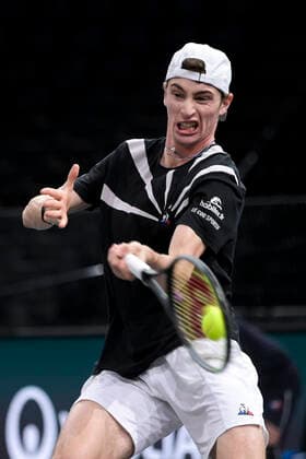 Ugo Humbert (Fra) TENNIS : Rolex Paris Masters - 06 11 2020 JBAutissier Panoramic 