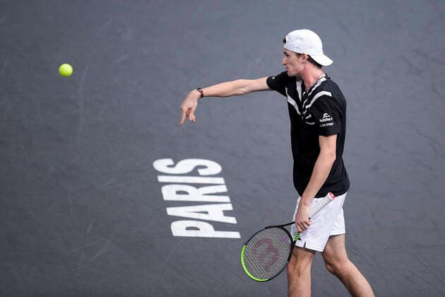 Ugo Humbert (Fra) TENNIS : Rolex Paris Masters - 06 11 2020 JBAutissier Panoramic 