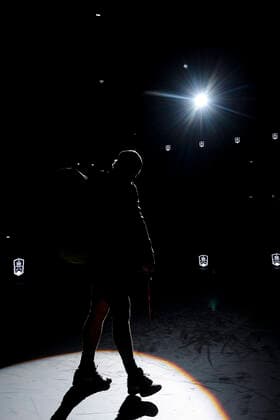 entree de Rafael Nadal (Esp) TENNIS : Rolex Paris Masters - 06 11 2020 JBAutissier Panoramic 