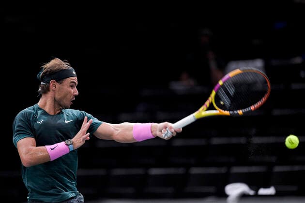 Rafael Nadal (Esp) TENNIS : Rolex Paris Masters - 06 11 2020 JBAutissier Panoramic 