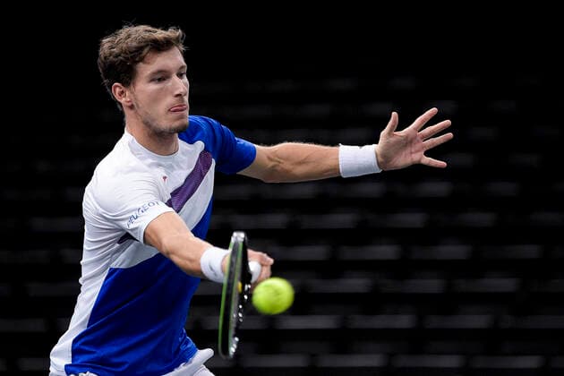 Pablo Carreno Busta (Esp) TENNIS : Rolex Paris Masters - 06 11 2020 JBAutissier Panoramic 