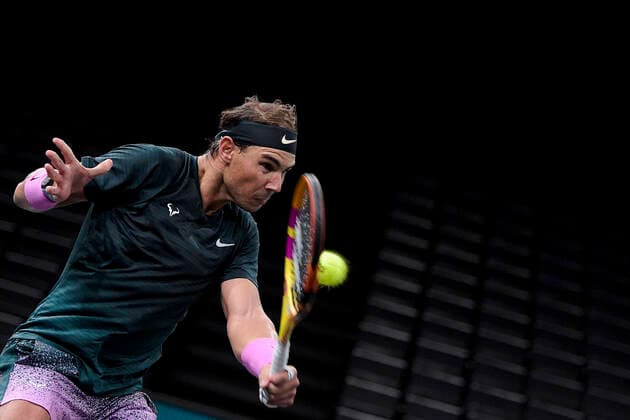 Rafael Nadal (Esp) TENNIS : Rolex Paris Masters - 06 11 2020 JBAutissier Panoramic 