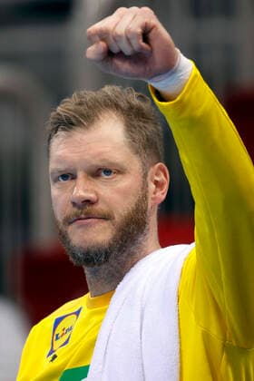 Düsseldorf, Germany, EHF Qualification match for the European Handball Championship Germany Bosnia Herzegovina 25 21 on 05 11 2020 at the ISS Dome in Düsseldorf Goalkeeper Johannes BITTER Germany