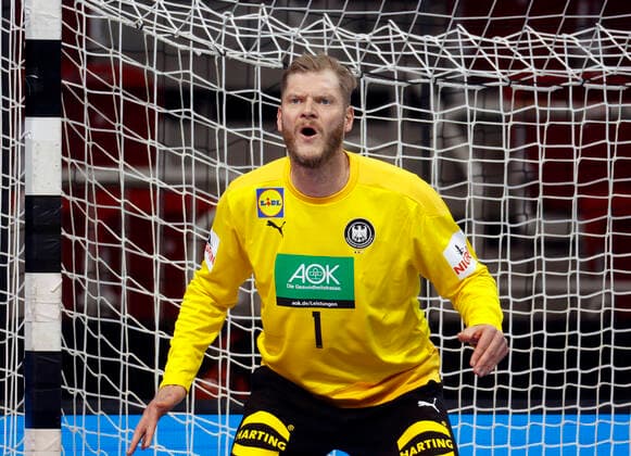 Düsseldorf, Germany, EHF Qualification match for the European Handball Championship Germany Bosnia Herzegovina 25 21 on 05 11 2020 at the ISS Dome in Düsseldorf Goalkeeper Johannes BITTER Germany